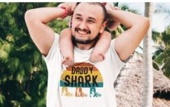 Daddy Shark Do Do Do T-shirt, Shark Shirt, Daddy Shark Shirt, Daddy Gift, Pappy Shark T-Shirt, New Dad Tee, Fathers Day Gift, Funny Dad Tee