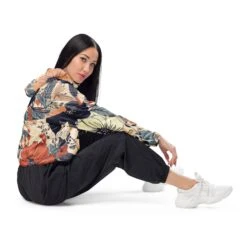 Floral Women’s Cropped Windbreaker - Crop Windbreaker Jacket - Ladies Windbreaker - Cute Windbreakers - Women Windbreaker -Fashion Clothing Store il fullxfull.5183767754 rcwg