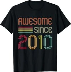 Awesome Since 2010 13th Birthday RetroT-Shirt, Sweatshirt, Hoodie - 23193