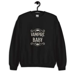 Vampire Baby Sweatshirt, Spooky Season Sweatshirt, Comfortable And Cozy Sweatshirt, New Halloween Design, Dark Moon And Bat Design -Fashion Clothing Store il fullxfull.5185698388 kpd3