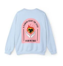 In God We Trust Unisex Sweatshirt, Light Blue Unisex Sweatshirt, God Heart Vintage, In God We Trust -Fashion Clothing Store il fullxfull.5185857968 3yar
