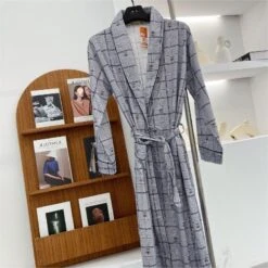 Patterned Japanese Kimono Robe, Comfortable Japanese Yukata, Plus Size Men's Bathrobe, Casual Men's Bathrobe, Simple Premium Men's Robe -Fashion Clothing Store il fullxfull.5211104747 3evt