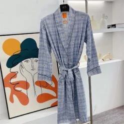 Patterned Japanese Kimono Robe, Comfortable Japanese Yukata, Plus Size Men's Bathrobe, Casual Men's Bathrobe, Simple Premium Men's Robe -Fashion Clothing Store il fullxfull.5211104779 8252