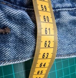 Rose Gold Star On Leafy Circle Upcycled Denim Jacket. Sustainable. Pre-loved. Oversized Small. -Fashion Clothing Store il fullxfull.5222543443 r7xi