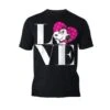 Peanuts Belle Love Official Men's T-Shirt (Black)