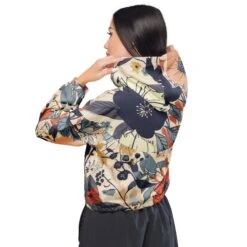 Floral Women’s Cropped Windbreaker - Crop Windbreaker Jacket - Ladies Windbreaker - Cute Windbreakers - Women Windbreaker -Fashion Clothing Store il fullxfull.5231992999 eama