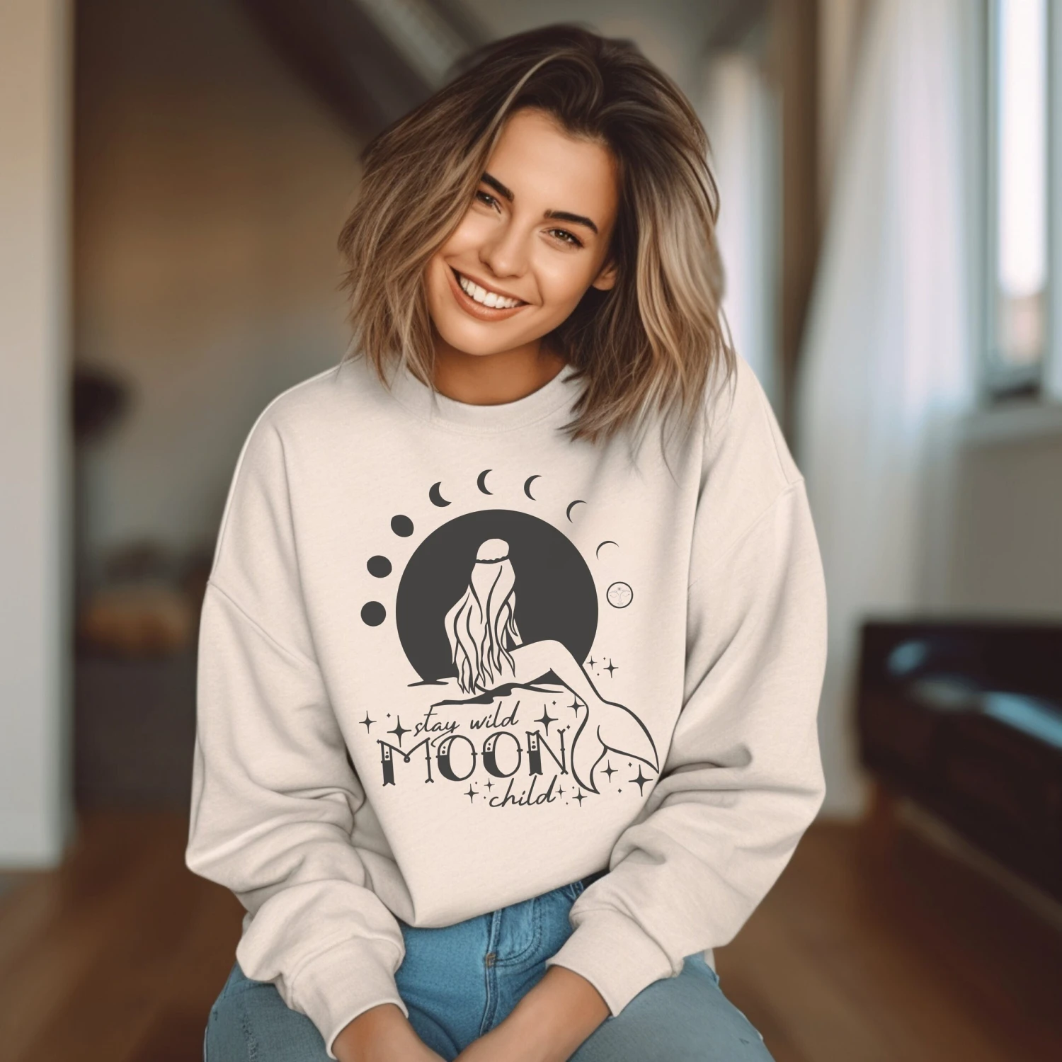 Stay Wild Shirt, Moon Child Tshirt, Mermaidcore, Gift For Women, Mermaid Birthday Gift, Mermaid Shirts For Girl, Sea Tee, Vintage Shirt 1 Stay Wild Shirt, Moon Child Tshirt, Mermaidcore, Gift For Women, Mermaid Birthday Gift, Mermaid Shirts For Girl, Sea Tee, Vintage Shirt