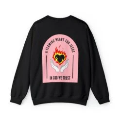 In God We Trust Unisex Sweatshirt, Light Blue Unisex Sweatshirt, God Heart Vintage, In God We Trust -Fashion Clothing Store il fullxfull.5234077937 klxh