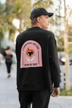 In God We Trust Unisex Sweatshirt, Light Blue Unisex Sweatshirt, God Heart Vintage, In God We Trust -Fashion Clothing Store il fullxfull.5234081891 pnfd