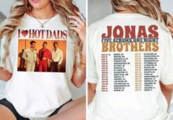 Jonas Brothers Vintage Tour 2023, Jonas Five Albums One Night Tour Shirt, Jonas Brothers 2023 Tour Shirt, Jonas 90's Tee, Jonas Retro 90's