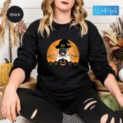Pug Head Halloween, Pumpkin Dog Breed Lovers Sweatshirt, Costume Orange Pumpkin With Pug, Pug Mom Sweatshirt,Pug Halloween Long Sleeve Shirt -Fashion Clothing Store il fullxfull.5234224269 5ub2