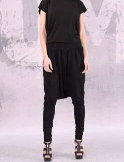 Black Woman Pants, Long Loose Oriental Pants, Extravagant Pants, Harem Pants, Loose Pants, Oriental Pants, Women's Pants, Gift- UM-040-VL -Fashion Clothing Store il fullxfull.601798110 n8he