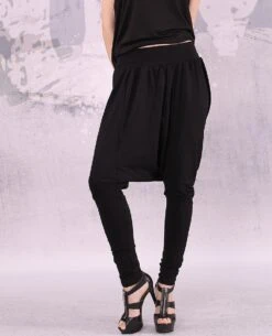 Black Woman Pants, Long Loose Oriental Pants, Extravagant Pants, Harem Pants, Loose Pants, Oriental Pants, Women's Pants, Gift- UM-040-VL -Fashion Clothing Store il fullxfull.601798114 kbvj